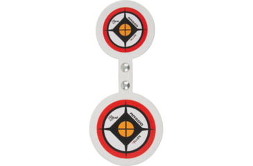 Image of EZ-Aim Hardrock AR500 Round Spinner Targets &amp; Stand, Rimfire Rounds &amp; Centerfire Pistols, 7.375W x 23H, White/Red/Black, White/Red/Black, 7.375W x 23H, 15366