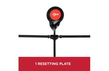 Image of EZ-Aim Metal Resetting Target Set For Plinking, Black, 15285