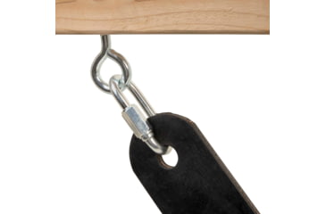 Image of EZ-Aim Rubber Strap Gong Target Hanging Kit, Black, 8 in, 15247