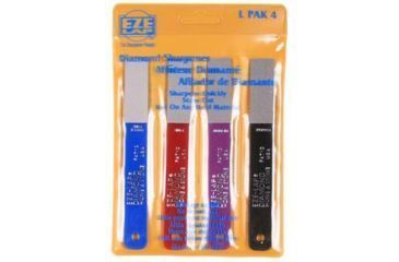 Image of Eze-Lap Diamond Stone 4pc Set, 1 Each Super Fine, Fine, Medium and Coarse L PAK 4