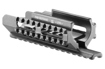 Image of FAB Defense Aluminum Tactical Tri-Barrel Rail System, Black - Uzi, FX-UTR