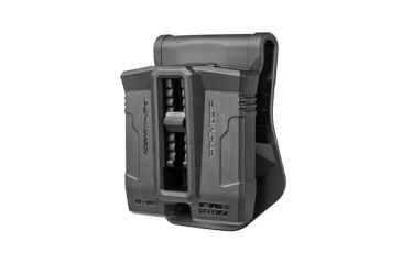 Image of Scorpus Double Magazine Pouch for Makarov PM Single-Stack Steel Magazines, Paddle and Belt, Black SC-PMB