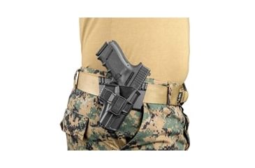 Image of FAB Defense Model M24 Holster for S&amp;W M&amp;P 9/.40 Full Frame and Pro ModelsW/Level 2 Retention, Paddle, Right Hand, Black, SC-24PMPRB