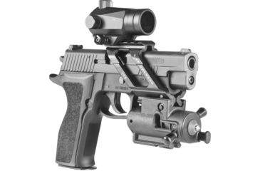 Image of FAB Defense Picatinny-Mounted Glass Breaker for Handguns, Black, FX-WB2