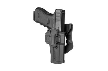 Image of Scorpus M1 Holster w/Level 1 Retention, Paddle/Belt, Right/Left, Glock .45 caliber, Black M1 G-21