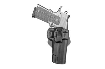 Image of Scorpus M1 Holster w/Level 1 Retention, Paddle/Belt, Right/Left, Glock .45 caliber, Black M1 G-21