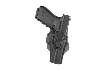 Image of Scorpus M1 Holster w/Level 2 Retention, Paddle/Belt, Right/Left, Glock .45 caliber, Black M1 G-21R