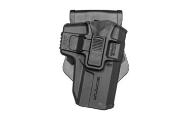 Image of Scorpus M1 Holster w/Level 2 Retention, Paddle/Belt, Right/Left, Glock .45 caliber, Black M1 G-21R