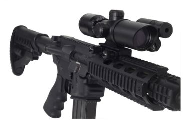 Image of Factory DEMO Firefield 1.5-5 Rifle Scope with Attached Green Laser