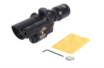Image of Factory DEMO Firefield 1.5-5 Rifle Scope with Attached Green Laser