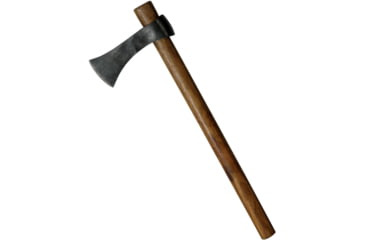 Image of Factory X Frankish Axe, 6.5 black finish carbon steel axe head with 2.5 , Brown wood handle, XN310J