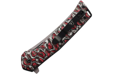 Image of Falcon Linerlock A/O Alum Red/Gray, FLNKS24202