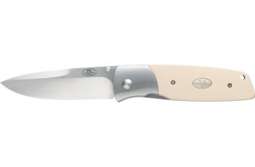 Image of Fallkniven PXL Folder Folding Knife,Steel Drop Point, Ivory Micarta Handle FN34