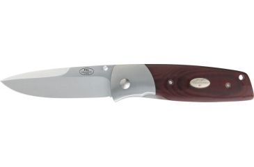 Image of Fallkniven PXL Folder Folding Knife,Steel Drop Point, Maroon Micarta Handle FN35