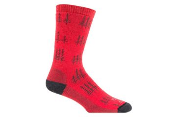 Image of Farm To Feet Cokeville Medium Weight Crew Sock - Men's-Formula One/Charcoal-Large