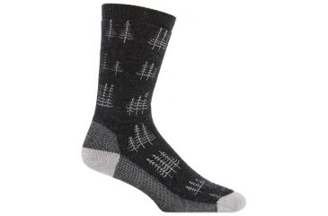 Image of Cokeville Medium Weight Crew Sock - Mens-Brown/Green-X-Large