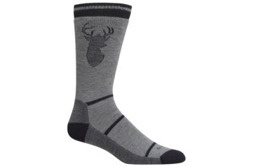 Image of Englewood Stag Sporting Sock - Mens-Brown/Woodbine-X-Large