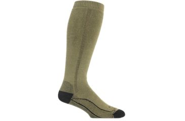 Image of Farm To Feet Hickory Over-The-Calf Sock - Men's-Olive Green/Black-Large