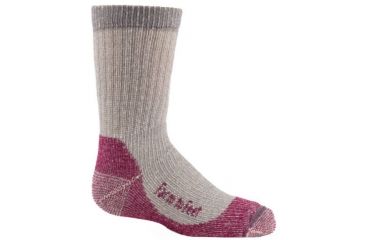 Image of Farm To Feet NFZ Boulder Light Crew Hiking Sock - Kid's-Berry-Medium