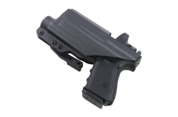 Image of FDO Industries The Pyre Lightbearing IWB Kydex Holster for Glock 19/19X/32/45 w/Streamlight TLR1 w/claw and Optic cut, Black, 0785