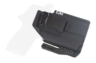 Image of FDO Industries The Pyre Lightbearing IWB Kydex Holster for Sig P320 Compact w/Olight PL-Mini 2 w/claw and Optic cut, Black, 3328