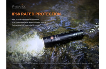 Image of Fenix E35 V3.0 3000 Lumen Flashlight, Black, E35V3BK