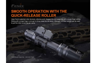 Image of Fenix ALG-16 Rail MLOK Mount, Fits Any Flashlight with Diameter of 0.925-1.02 with a Head Smaller than 1.5, Anodized Finish, Black