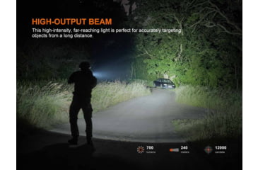 Image of Fenix GL07, Weapon Light, White LED, 700 Lumens, 2.61 Long, Fits GLOCK and 1913 Rails, Includes Rechargeable 16340 Battery and USB Type-C Charging Cable