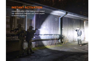 Image of Fenix GL19R V2, Weapon Light, 1,200 Lumens, 3.7 Long, Fits GLOCK and 1913 Rails, Includes Rechargeable 18350 Battery and USB Type-C Charging Cable