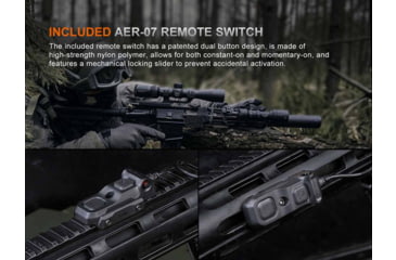 Image of Fenix GL30R, Weapon Light, 800 Lumens, 5.77 Long, Fits 1913 Rail, Includes Rechargeable 18650 Battery and USB Type-C Charging Cable