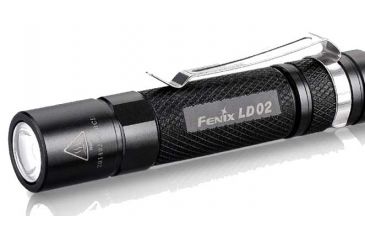Image of Fenix LD Series Flashlight w/battery 100 Lumens-black, black LD02E2BK-B