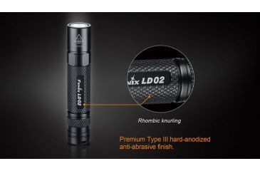 Image of Fenix LD Series Flashlight w/battery 100 Lumens-black, black LD02E2BK-B