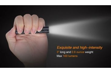 Image of Fenix LD Series Flashlight w/battery 100 Lumens-black, black LD02E2BK-B