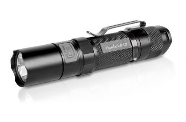 Image of Fenix LED Flashlight with Battery, Black, 125 LD12G2BK-B