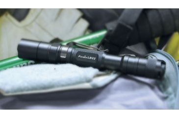 Image of Fenix LED Flashlight with Battery, Black, 215 LD22G2BK-B