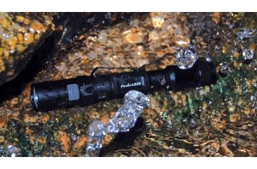 Image of Fenix LED Flashlight with Battery, Black, 215 LD22G2BK-B