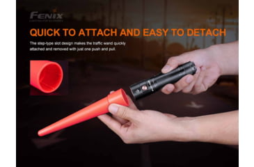 Image of Fenix AOT-S+ Traffic Wand, Red, AOT-S plus