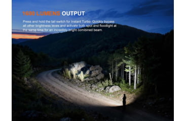 Image of Fenix Lighting E06R PRO Lithium Ion 1600 Lumens Luminus SST20 LED, Luminus SFT25 LED Flashlight, Black, E06RPRBK