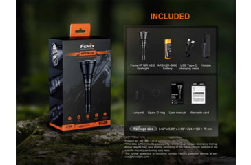 Image of Fenix Lighting HT18R V2.0 Lithium Ion 3700 Lumens Flashlight