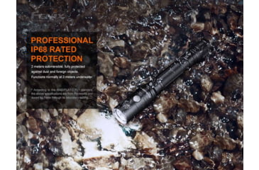 Image of Fenix Lighting LD22 V2.0 800 Lumens Luminus SST20 WXS LED Flashlight, Black, LD22V2BK