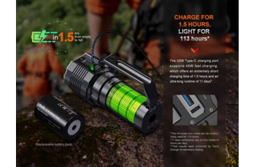 Image of Fenix Lighting LR60R Lithium Ion 21000 Lumens Flashlight