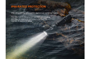 Image of Fenix Lighting TK21R Lithium Ion 3600 Lumens Luminus SFT90 Flashlight, Black, TK21RSFBK