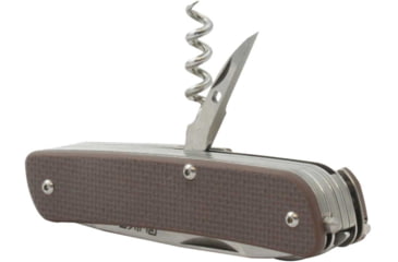 Image of RUIKE M51 Multifunction Knife, 2.79in, 14C28N Stainless Steel, Clip Point, Plain Blade, Brown, M51-N