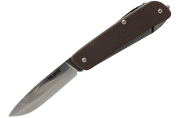 Image of RUIKE M51 Multifunction Knife, 2.79in, 14C28N Stainless Steel, Clip Point, Plain Blade, Brown, M51-N