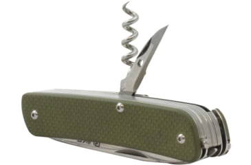 Image of RUIKE M51 Multifunction Knife, 2.79in, 14C28N Stainless Steel, Clip Point, Plain Blade, Green, M51-G