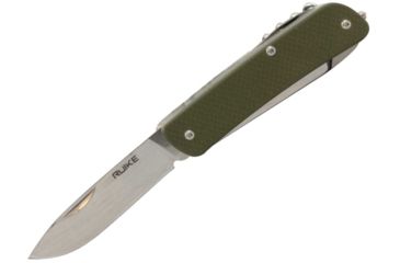 Image of RUIKE M51 Multifunction Knife, 2.79in, 14C28N Stainless Steel, Clip Point, Plain Blade, Green, M51-G