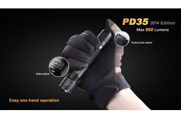 Image of Fenix PD Series 960 Lumens Flashlight, Black PD35XLBK