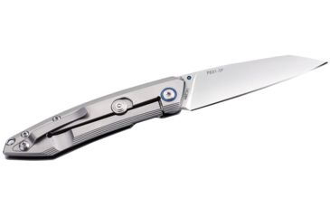 Image of RUIKE P831 Folding Knife, 3.35in, 14C28N Stainless Steel, Sheepsfoot, Plain Blade, Silver, P831-SF