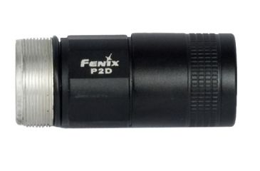 Image of Fenix P2D 1x123 Black Spare Body and Tailcap Flashlight Accessory FP2DBODYTAILB