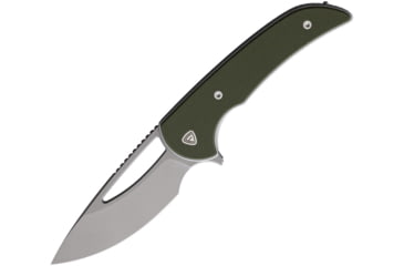 Image of Ferrum Forge Knife Works Mini Archbishop Linerlock Folding Knife, 2.75 stonewash finish Nitro V steel blade, Green G10 handle, MINI ARCHBISHOP NITRO V GREEN